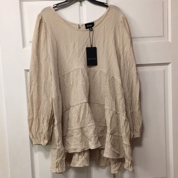 HeySon Textured Tiered Top - Picture 1 of 7